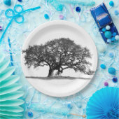 オークの木 ペーパープレート (パーティー)