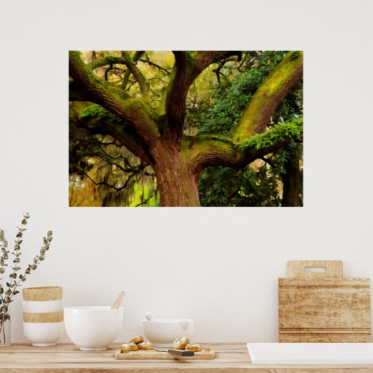 オークの木 ポスター (キッチン)