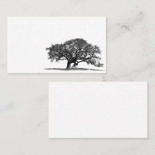 オークの木 名刺 (正面/裏面)