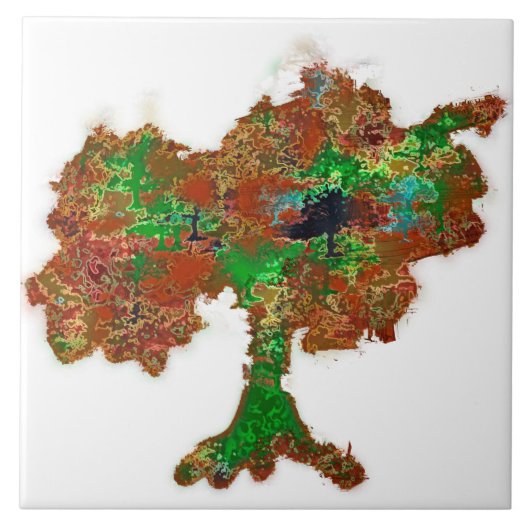 オークの木Noproblem タイル (正面)