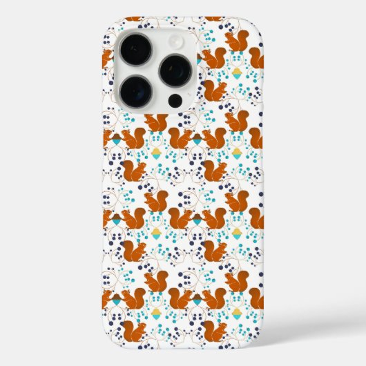オークの果実とリス Case-Mate iPhoneケース (裏面)