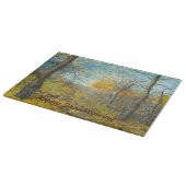 オークの森の秋の黄金 カッティングボード (角)