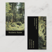 オークの森|油絵(油絵) 名刺 (正面/裏面)