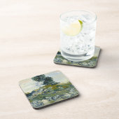 オークの樹のある岩、ゴッホ油絵 コースター (右側)