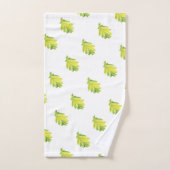 オークの葉のバスルーム用タオル バスタオルセット (ハンドタオル)