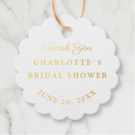 オークの葉の秋のゴールドサンクス タグ