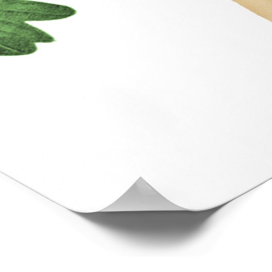 オークの葉を持つオークの木の妖精 ポスター (角)