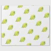 オークの葉巻き紙 ラッピングペーパー (フラット)