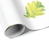 オークの葉巻き紙 ラッピングペーパー (ロールコーナー)