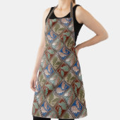 オークの葉瓦の付いたオールオーバープリントエプロン エプロン (インサイチュ)