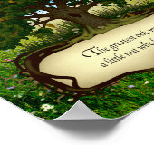 オークもっとも偉大の木は小さな木の実を持っていた… ポスター (角)