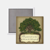 オークもっとも偉大の木は小さな木の実を持っていた… マグネット (正面/裏面)