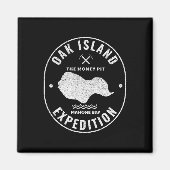 オークアイランドエクスペデントレジャー狩りレトロ謎 マグネット (正面)