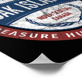 オークアイランドトレジャー狩りレトロテンプラールナイトT ポスター (角)