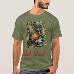 オークアイランドミステリー呪いの海賊マップナイツ Tシャツ
