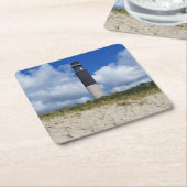 オークアイランドライトハウスコースター スクエアペーパーコースター (アングル)