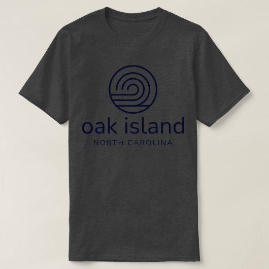 オークアイランドNCビーチサマーウェーブ Tシャツ (デザイン正面)