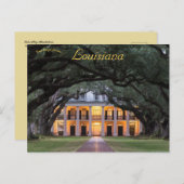 オークアレー プランテーション ヴァシェリ ルイジアナ州 ポストカード (正面/裏面)