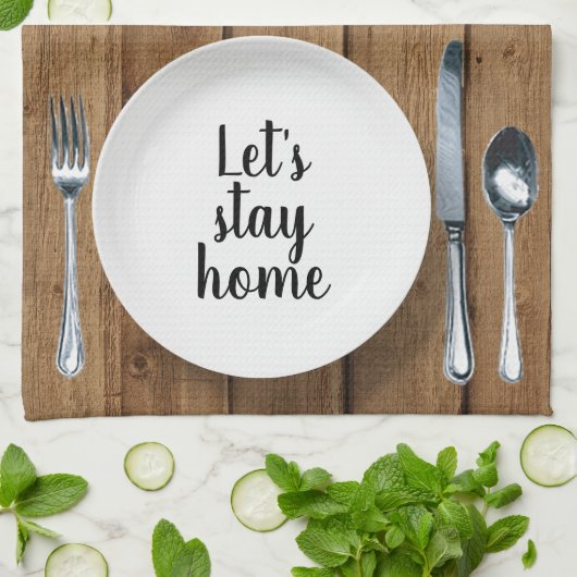 オークウッドでのディナー設定 キッチンタオル (折り畳み)