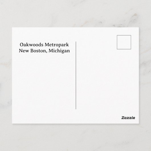 オークウッドメトロパークターキーパス ポストカード (裏面)