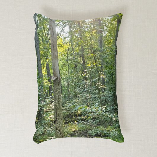 オークウッドメトロパークトレイルサマーフォレスト アクセントクッション