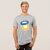 オークウッド大学 トライブレンドTシャツ (正面全面)