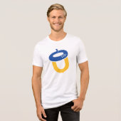 オークウッド大学 トライブレンドTシャツ (正面全面)
