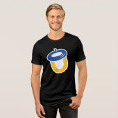 オークウッド大学 トライブレンドTシャツ (正面全面)