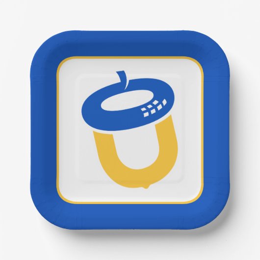 オークウッド大学 ペーパープレート (正面)