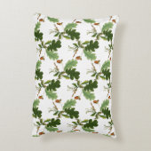 オークエレガントの葉とアコーン アクセントクッション (裏面(縦))