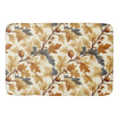 オークエレガントリーフ&ピネコン秋パターン バスマット (正面)