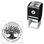 オークカスタムツリー差出人住所 セルフインキングスタンプ (インサイチュ)