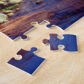 オーククリークで反射するカテドラルロック ジグソーパズル (側面)