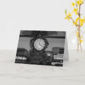 「オークグローブクロック」誕生日カード カード (黄色い花)