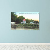 オークグローブヴィラシーンエルベラノ， CA キャンバスプリント (インサイチュ (ウッドフロア))