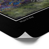 オークサイケデリック材 ポスター (角)