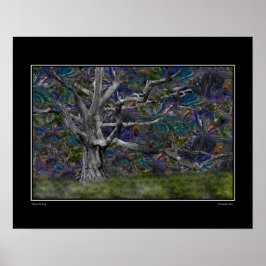 オークサイケデリック材 ポスター