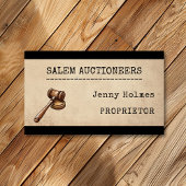 オークションオークションハウスビジネスレベル 名刺