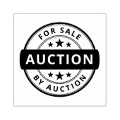 オークション用ゴム印による販売 ラバースタンプ (インプリント)