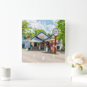 オークジェネラルストアウォールクロック スクエア壁時計 (ホーム)