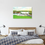 オークスガーデンシアタービューアメリカ滝 キャンバスプリント (インサイチュ (寝室))