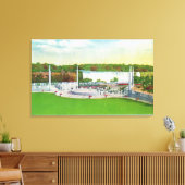 オークスガーデンシアタービューアメリカ滝 キャンバスプリント (インサイチュ (リビング))