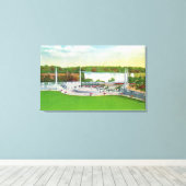 オークスガーデンシアタービューアメリカ滝 キャンバスプリント (インサイチュ (ウッドフロア))