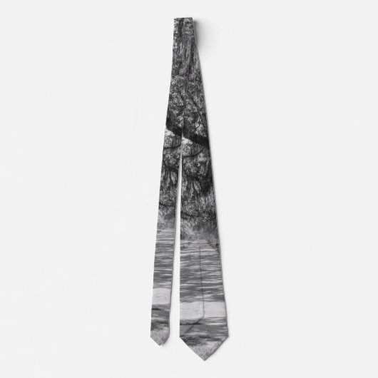 オークスグレースケールネックタイ通り ネクタイ (裏面)