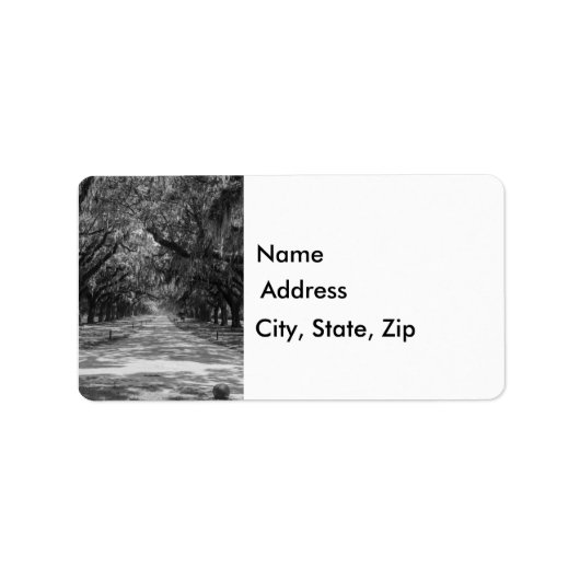 オークスグレースケール通り ラベル (正面)