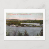 オークス遊園地の空中眺め ポストカード (正面)