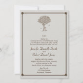 オークツリーのスケ結婚ッチ 招待状 (正面)