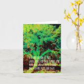 オークツリーの詩すべての時 カード (黄色い花)