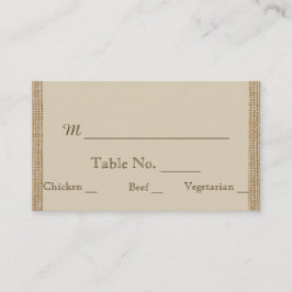 オークツリーオンバーラップ結婚ズ座席表 プレイスカード