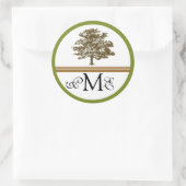 オークツリーカントリーウェディング ラウンドシール (バッグ)